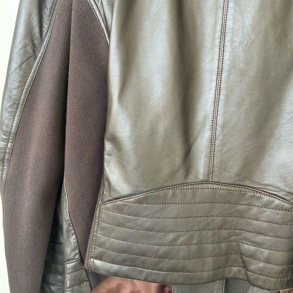 Halogen size 20 leather jacket- true to size and consistent through arms & body - Picture 3 of 7